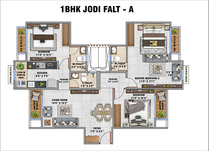 Utsav City Panvel - Comfortable 1 BHK