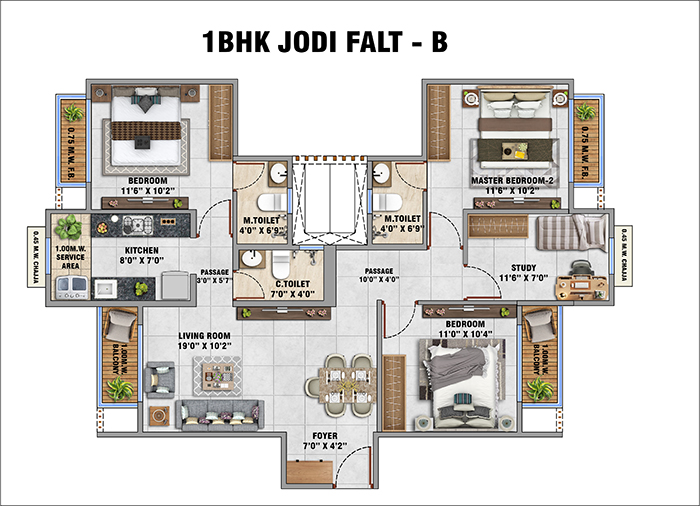 Utsav City Panvel - Master Layout
