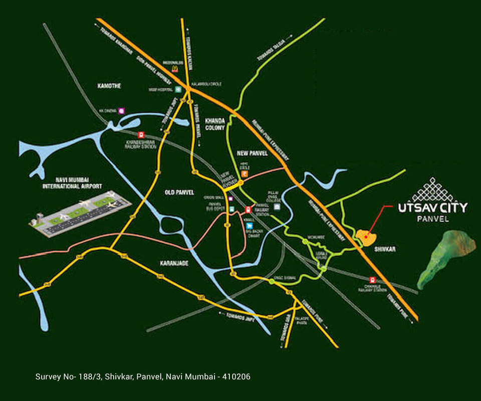 An impression of the amenities at Utsav City Panvel